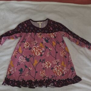 Matilda Jane Purple Floral Dress with horses